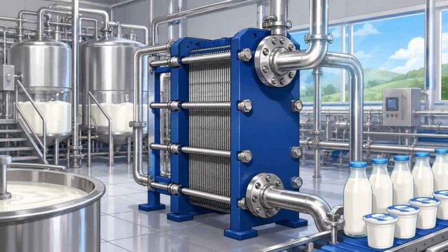 Applications of Plate Heat Exchangers in Dairy Industry